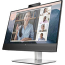 HP E24mv G4 Conferencing Monitor, 23.8", VGA, DP, HDMI, Webcam, Speakers, Tilt, Swivel, H/Adjust