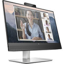 HP E24mv G4 Conferencing Monitor, 23.8", VGA, DP, HDMI, Webcam, Speakers, Tilt, Swivel, H/Adjust