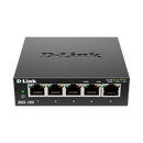 D-Link DGS-105 - 5-Port Gigabit Desktop Switch (Metal Housing)