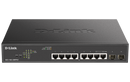 D-Link 10-Port Smart Managed Switch with 8 PoE and 2 SFP ports (130W)