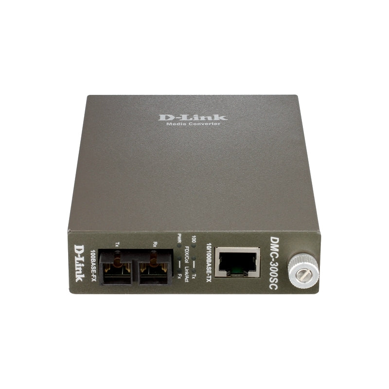 D-Link 100BaseTX to 100BaseFX Media Converter (Multimode 1310nm) - 2km
