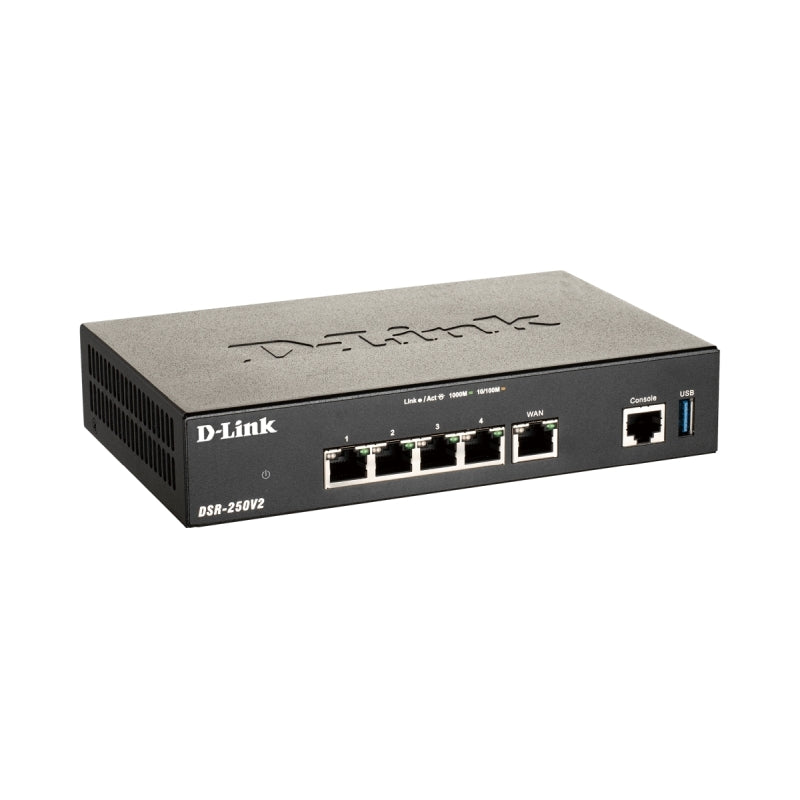 D-Link DSR-250V2 5-Gigabit Port VPN Router