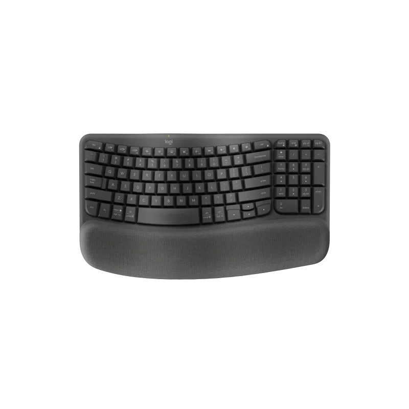 Logitech Wave Keys Wireless Ergonomic Keyboard (Graphite) 920-012281