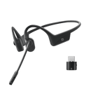 SHOKZ OpenComm UC Stereo Bone Conduction Bluetooth Headset with Wireless USB-C Adapter