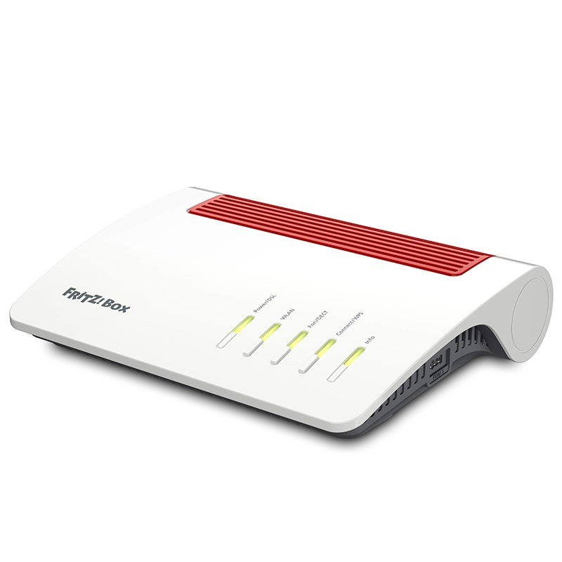 Fritz!Box AVM7590AX ADSL2+/VDSL Modem Router, VoIP, DECT, WiFi 6, WAN, 4 Port Gigabit LAN, 2xUSB 3.0