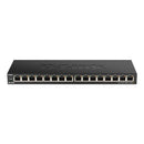 D-Link DGS-1016S 16-Port Low Profile Gigabit Unmanaged Switch (Metal Housing)