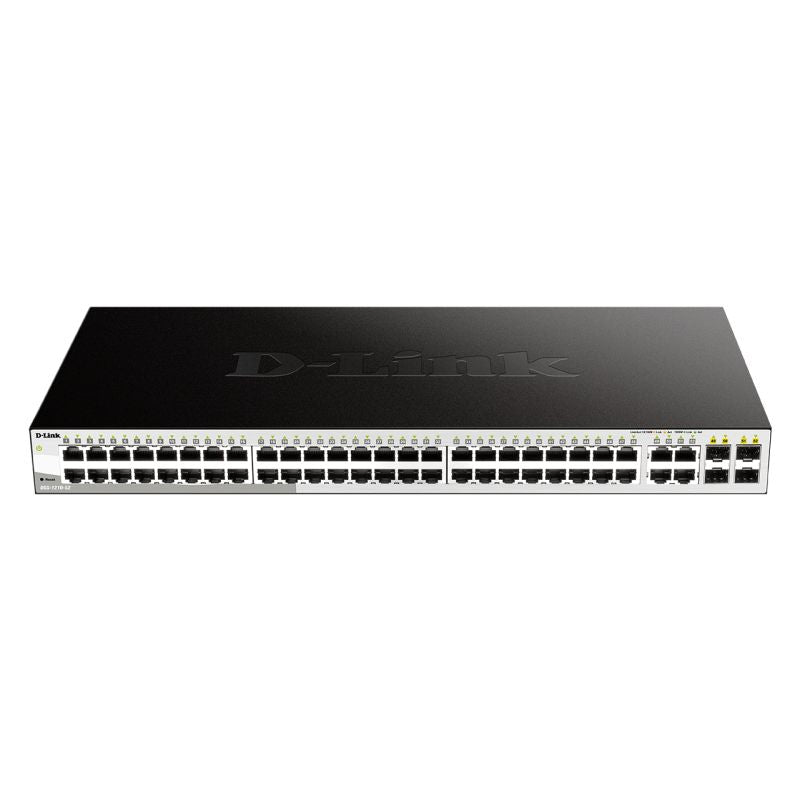 D-LINK DGS-1210-52 52-Port Gigabit WebSmart Switch with 52 RJ45 and 4 Combo SFP Ports
