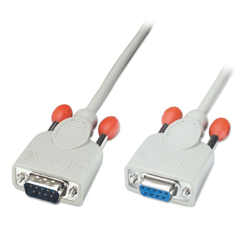 Lindy Serial cable 2m with 9-pin D Male to 9-pin D Female