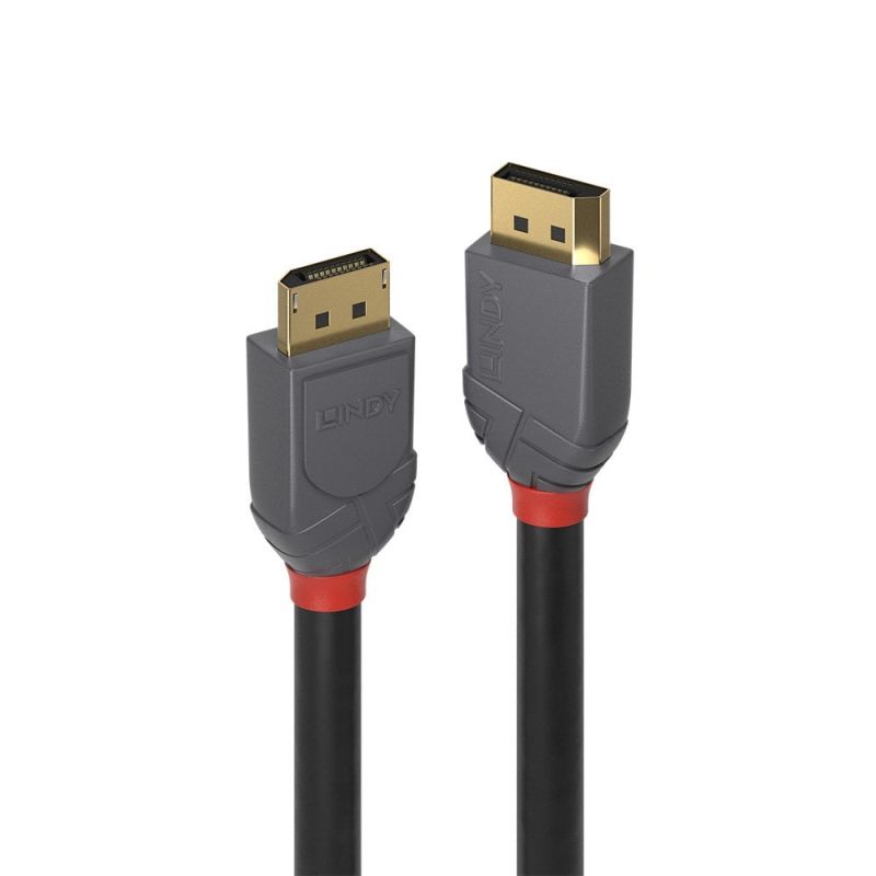 Lindy 36484 5m DisplayPort 1.2 Cable, Anthra Line