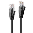 Lindy 48077 RJ45 to RJ45 1m CAT6 UTP Cable Black