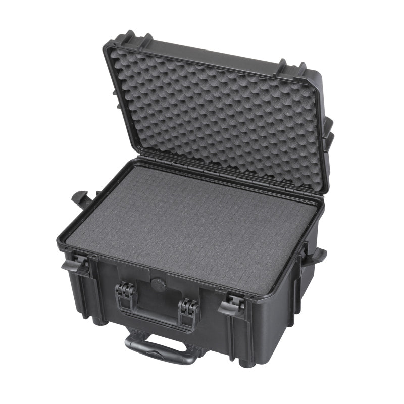 PPMax Watertight Case with Trolley & Wheels  500x350x280mm - Foam Included - MAX505H280STR