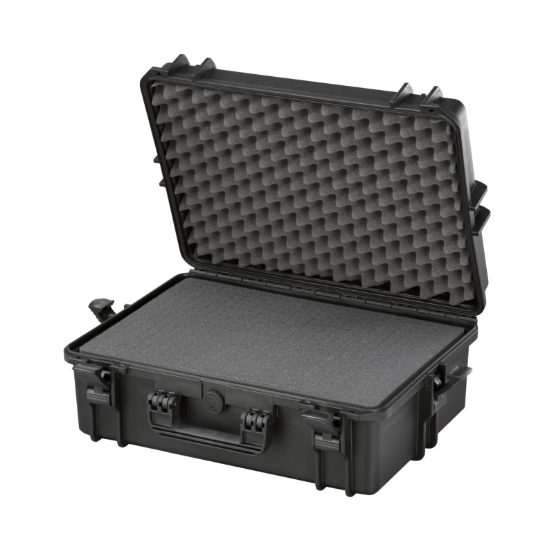 PPMax Watertight case on trolley and wheels 500 x 350 x 194 mm Cubed foam included MAX505STR