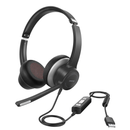 Mpower BH328A Computer Headset with Microphone, USB + 3.5mm Audio Plug