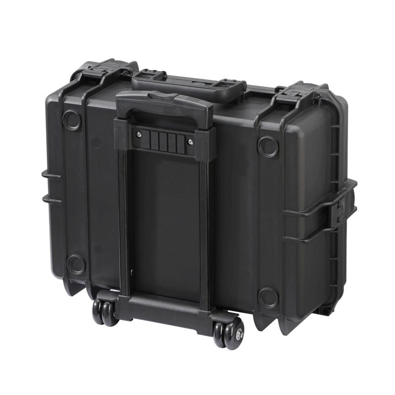 PPMax Watertight case on trolley and wheels 500 x 350 x 194 mm Cubed foam included MAX505STR