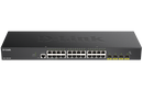 D-Link DGS-1250-28X 28-Port Gigabit Smart Managed Switch with 24 RJ45 and 4 SFP+ 10G Ports