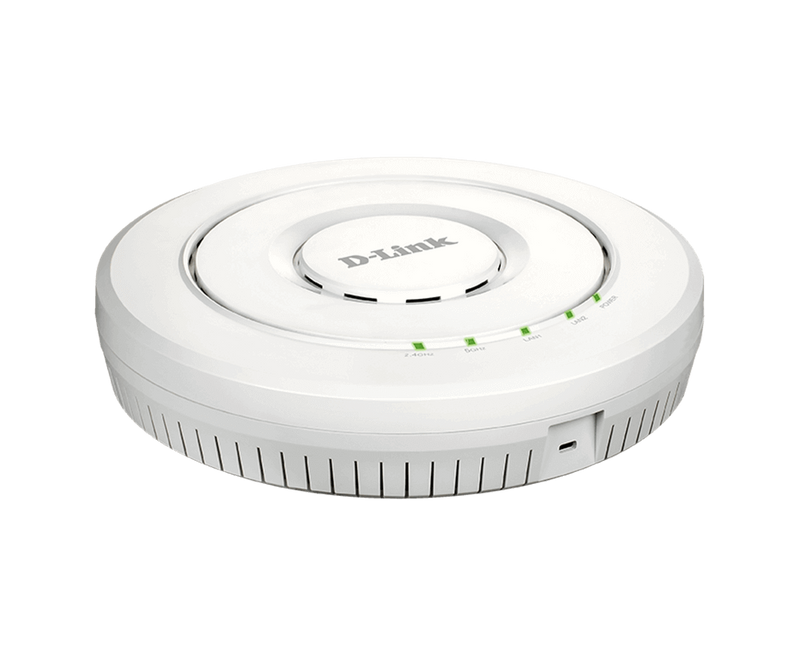 D-Link DWL-X8630AP Unified Wireless AX3600 Wi-Fi 6 4x4 Dual-Band PoE Access Point