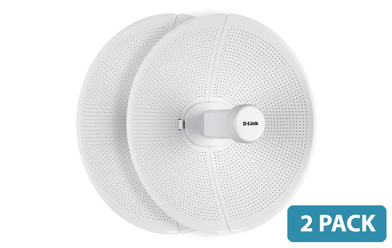 D-LINK DAP-3712 Long Range Wi-Fi 5 Wireless Bridge (20km) - Pack of 2
