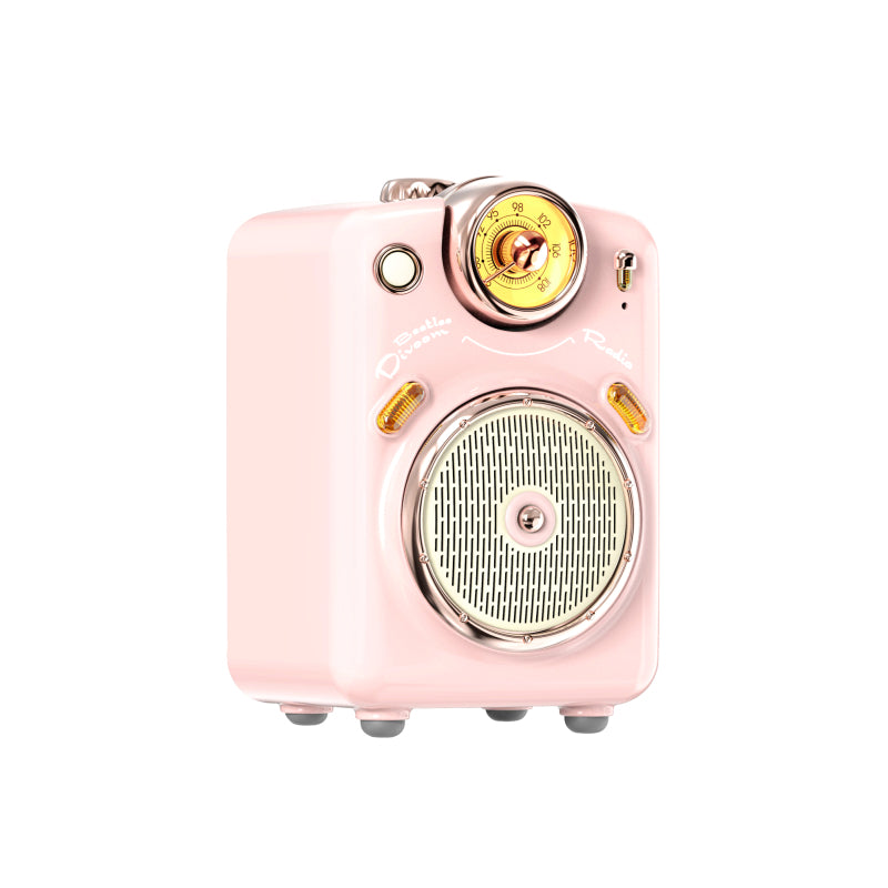 Divoom Fairy-OK Bluetooth Speaker & FM Radio - Pink