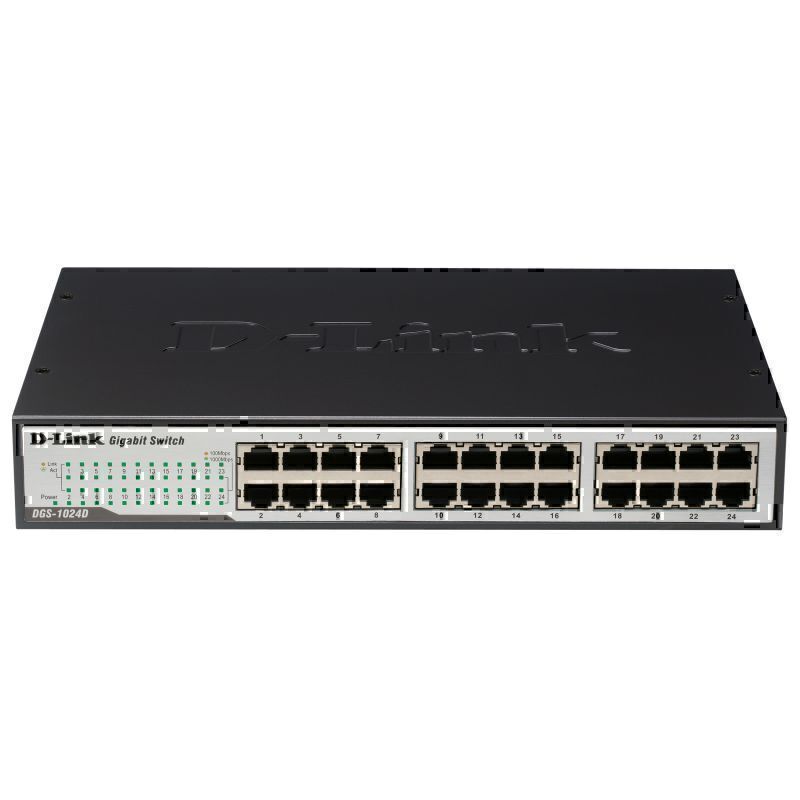 D-LINK DGS-1024D 24-Port Gigabit Unmanaged Switch