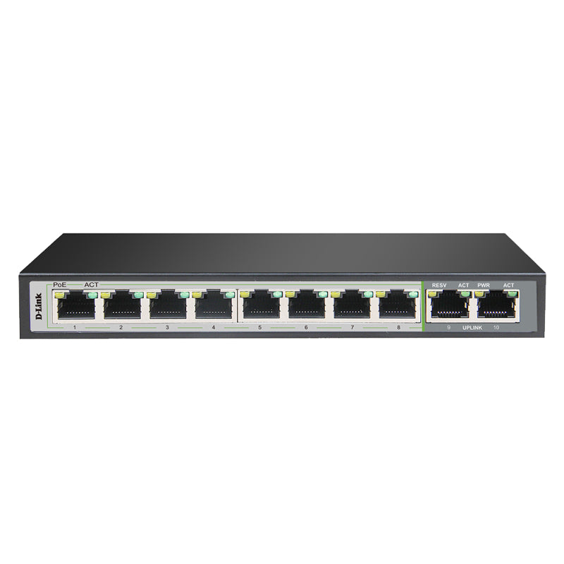 D-Link DGS-F1010P-E 10 Port 10/100/1000 Switch