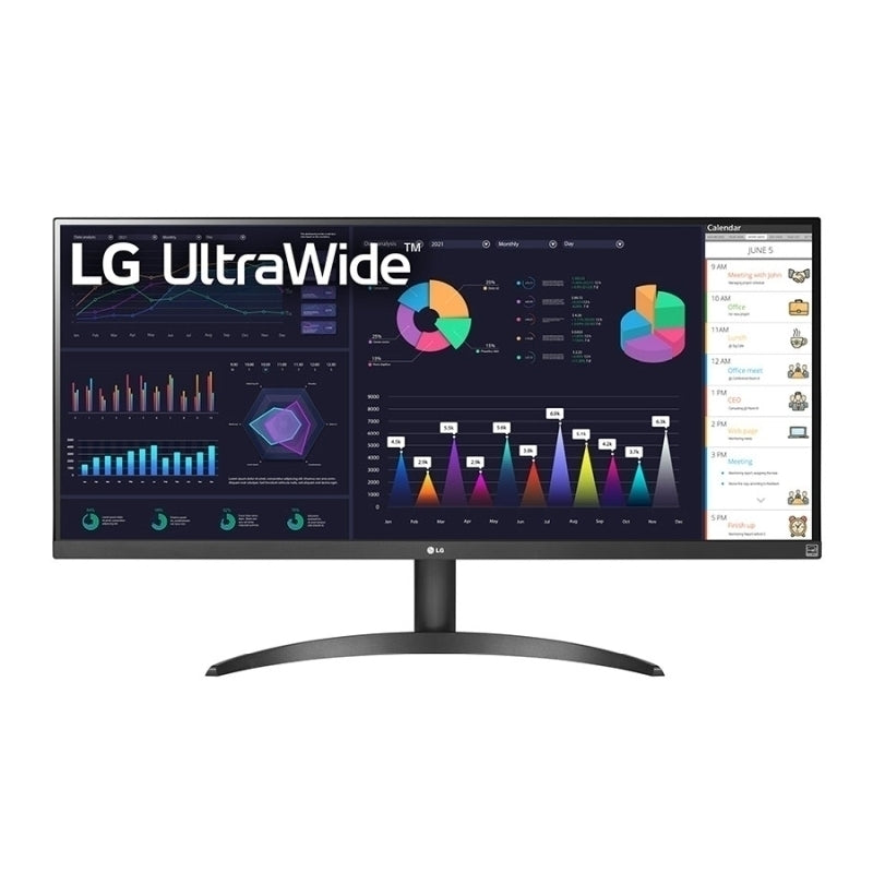 LG 34WQ500 34'' UltraWide Monitor, 2560x1080 (21:9) / 5ms / 100Hz / VESA