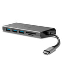 Lindy 43278 DST-Mini Plus USB-C Mini Laptop Dock (4K HDMI | VGA | 100W Charging)