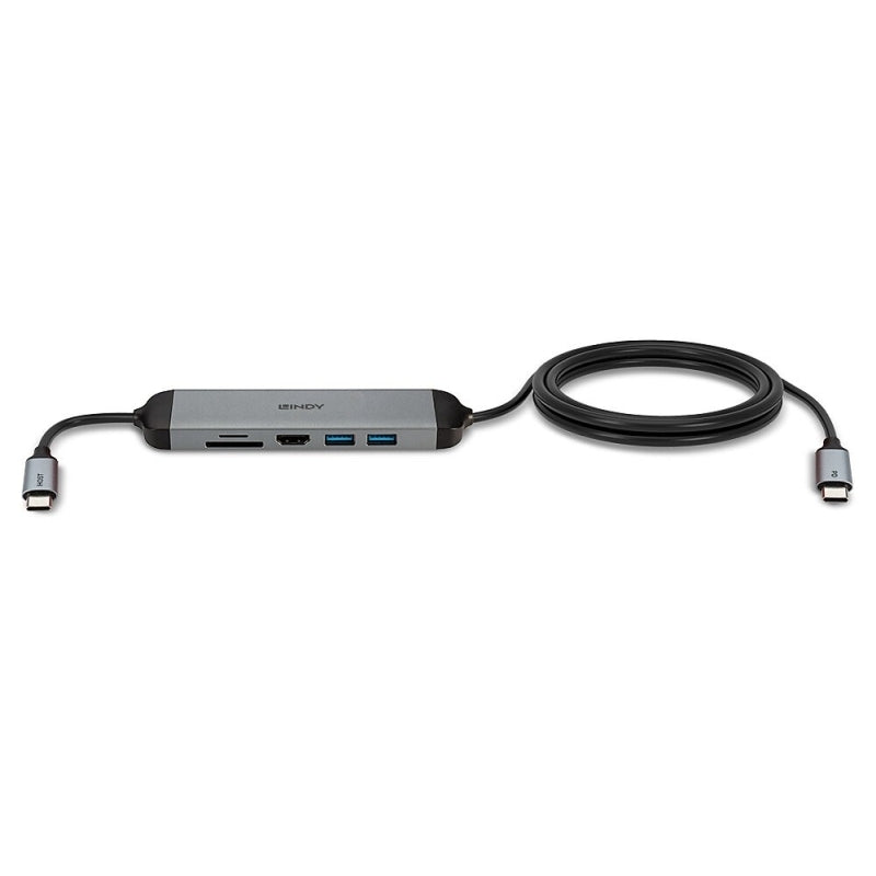 Lindy 43326 DST-Micro 140 USB-C Micro Laptop Dock (4K HDMI)