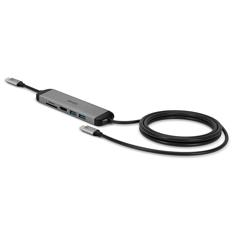 Lindy 43326 DST-Micro 140 USB-C Micro Laptop Dock (4K HDMI)