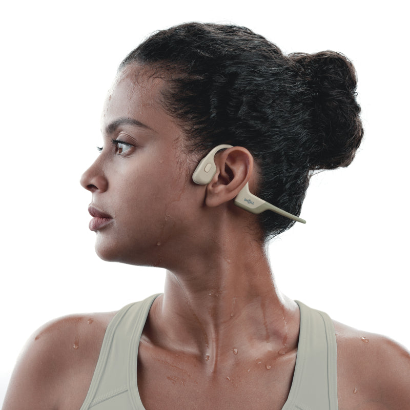 Shokz OpenRun Pro Bone Conduction Headphones - Beige